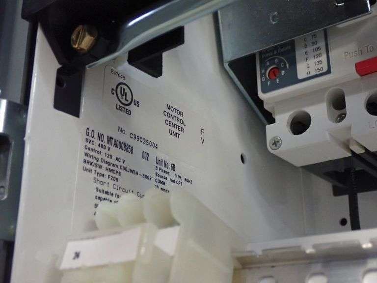 Square D Model 6 MCC Electrical